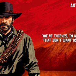 Wallpapers art, bandit, Rockstar, Red Dead Redemption 2, Arthur