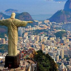 Rio De Janeiro Statue HD Wallpaper, Backgrounds Image