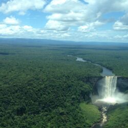 Famous Waterfall Kaieteur Falls in Guyana South America HD Photos