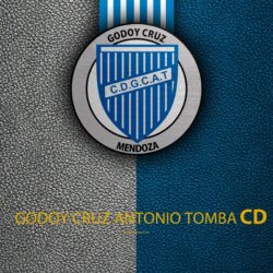 Download wallpapers Godoy Cruz Antonio Tomba, 4k, logo, Argentina