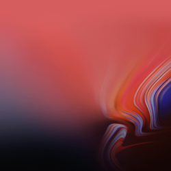 Wallpapers Waves, Gradient, Red, Samsung Galaxy Tab S4, Stock, HD