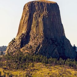 Wallpapers Wyoming, USA, monument, Devils Tower, natural monument