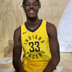 Myles Turner Represents Indiana Pacers at Nike Statement Uniform