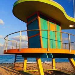 Beach Station in Miami, Florida widescreen wallpapers