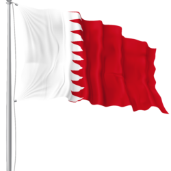 Bahrain Waving Flag Image