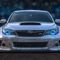 Download Subaru Impreza Wrx Sti, Racing, Cars, Front View