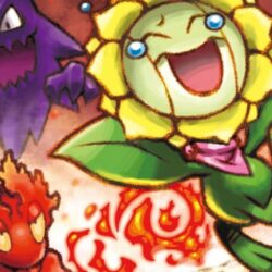 Nintendo pokemon haunter artwork sunflora wallpapers