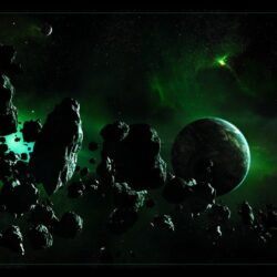ships asteroids belt planet HD wallpapers
