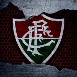 Download wallpapers Fluminense, 4k, Serie A, logo, grunge, Brazil