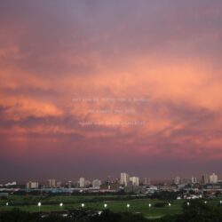 a few hours before huge storm hit durban sky