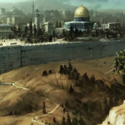 Awesome Jerusalem Oil Painting Picture of Art Wallpapers HD Desktop