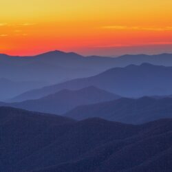 Free photo: Blue ridge mountains