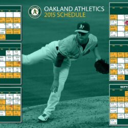 Oakland Athletics Baseball Mlb Schedule 2015, 2015