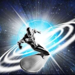 Silver Surfer Explosion by dan