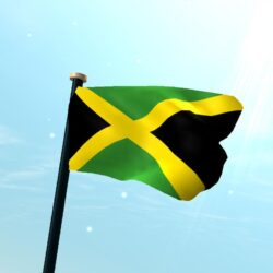 Jamaica Flag 3D Free Wallpapers for Android
