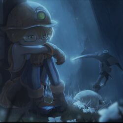 Wallpapers : Riko Made in Abyss, Made in Abyss, pickaxes, Miner