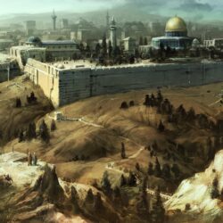 Assassins Creed Jerusalem. iPhone wallpapers for free