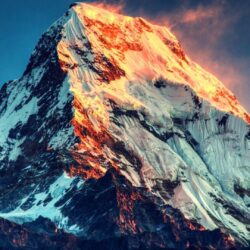 Burning Sunlight Mount Everest HD Wallpapers » FullHDWpp