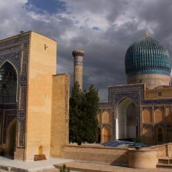 Mosque Uzbekistan Samarkand Temples Cities