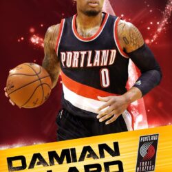 Damian Lillard Portland Trail Blazers 2016 Mobile Wallpapers