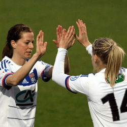 Lotta Schelin and Ada Hegerberg