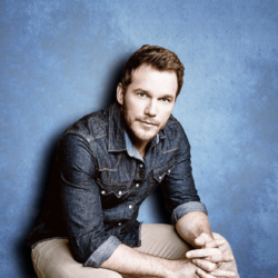 Chris Pratt, Actor, Blue Backgrounds Wallpapers HD / Desktop and