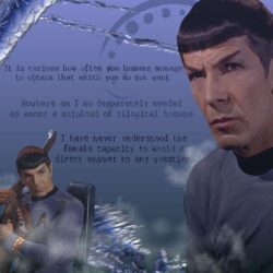 Star Trek TOS Spock and His Words