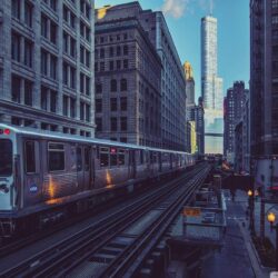 Chicago Illinois Trains ❤ 4K HD Desktop Wallpapers for 4K Ultra HD