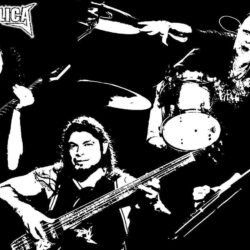 Metallica Group Artist Rendering HD Wallpapers