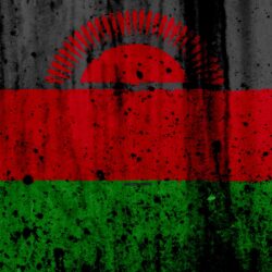 Download wallpapers Malawian flag, 4k, grunge, flag of Malawi