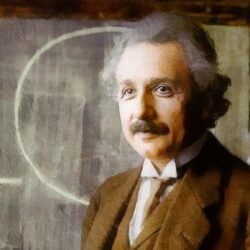 Pictures Albert Einstein Men Celebrities Painting Art