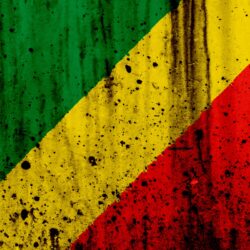 Download wallpapers Congosolian flag, 4k, grunge, flag of Congo