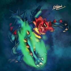 Druddigon used Dragon Claw by SirGalahadBW