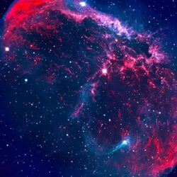 Download wallpaper: The Crescent nebula