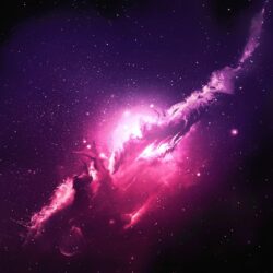 Wallpapers Nebula, Pink, Galaxy, Stars, 4K, Space,