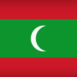 Maldives Large Flag