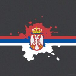 Serbian flag by polkan