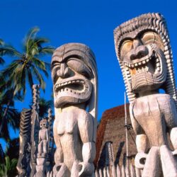 Hawaiian statuettes wallpapers and image
