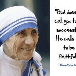 Mother Teresa Success Quote Wallpapers