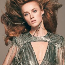 Rianne van Rompaey poses for Vogue Paris, March 2019