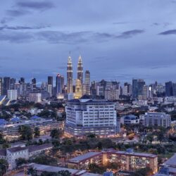 Kuala Lumpur Malaysia City In The Evening