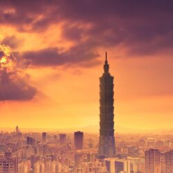 Download Wallpapers Tower, Building, Taipei, Taiwan