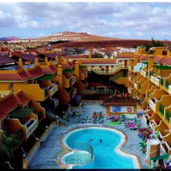 canary islands pool town spain hotel HD wallpapers