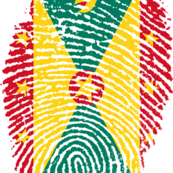 Travel, Grenada, Flag, Fingerprint, Country