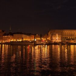 Stockholm and Budapest by night Wallpapers · HD Wallpapers