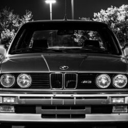 Bmw m3 e30 black and white wallpapers