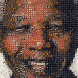 Nelson Mandela Face Desktop