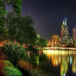 Melbourne At Night HD desktop wallpapers : High Definition