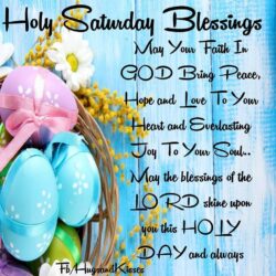 45 Beautiful Holy Saturday Wish Pictures