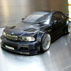 Bmw M3 E46 GTR wheels bbs Minichamps diecast model car 1/18